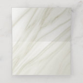 Marmor aus roter Blume Platzkarte (Innenseite Aufgefaltet)