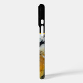 Marmor aus schwarzem Gold, Blume Case-Mate iPhone Hülle (Rückseite / Links)