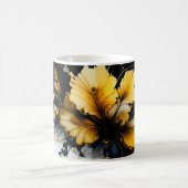 Marmor aus schwarzem Gold, Blume Kaffeetasse (Mittel)