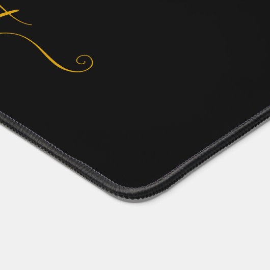 Marmor aus schwarzem Gold, Blume Schreibtischunterlage (Ecke)