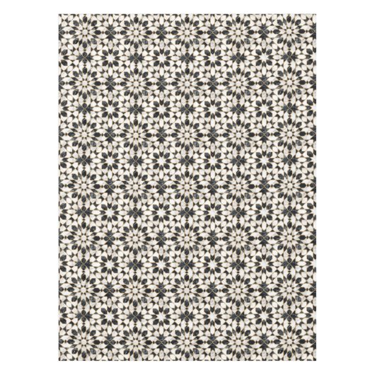 Marmor aus schwarzem und weißem Marmor Tischdecke (Vorderseite)