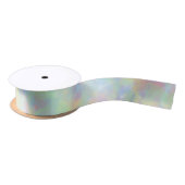 Marmor aus weichem Pastell-Rainbow-Farben Satinband (Spule)