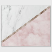 Marmor bewölkt Geometrie Geschenkpapier (Flach)