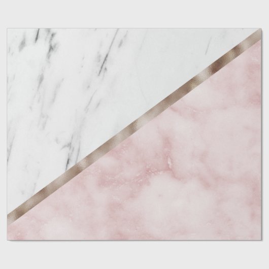 Marmor bewölkt Geometrie Geschenkpapier (Flach)