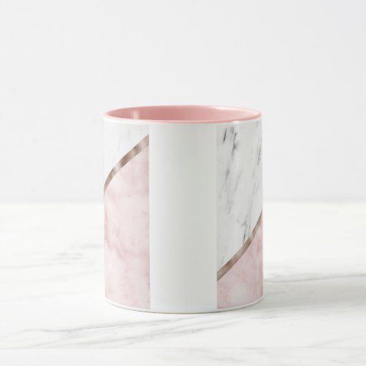 Marmor bewölkt Geometrie Tasse (Zentrum)