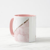 Marmor bewölkt Geometrie Tasse (Vorderseite Links)