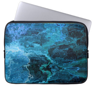 Marmor - Blue Laptop Sleeve