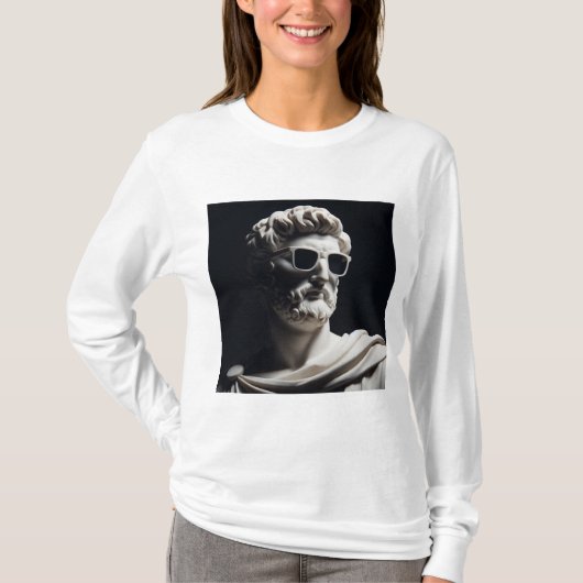 Marmor-Büste T-Shirt (Vorderseite)