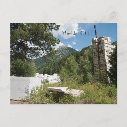 Marmor, CO Postkarte (Vorderseite)