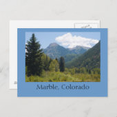 Marmor, Colorado Postkarte (Vorne/Hinten)