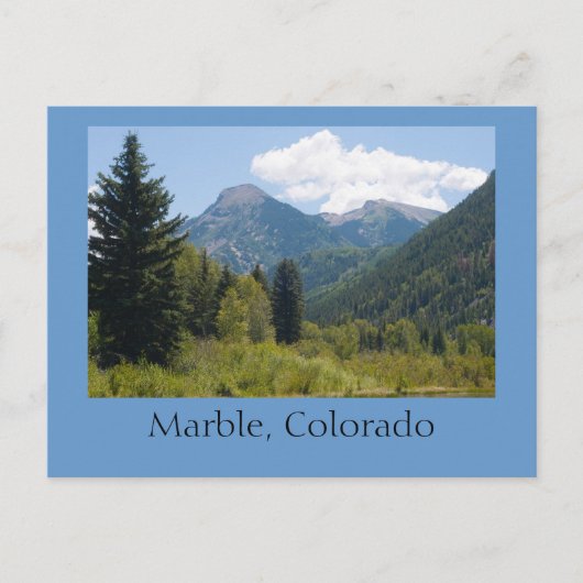 Marmor, Colorado Postkarte (Vorderseite)