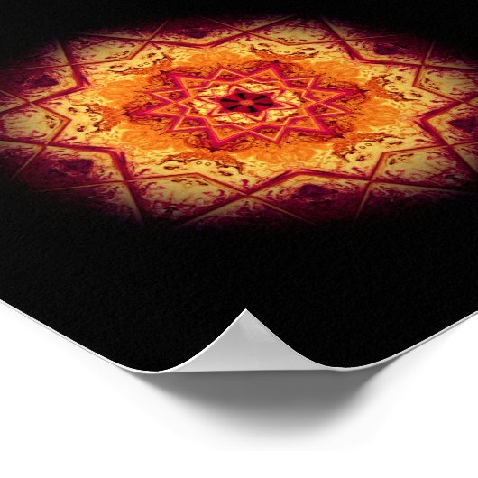 Marmor des Teufels - Muster Poster (Ecke)