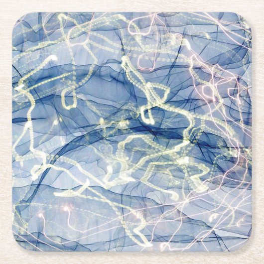Marmor Digital Moderne Abstrakte Kunst Rechteckiger Pappuntersetzer (Vorderseite)