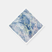 Marmor Digital Moderne Abstrakte Kunst Serviette (Ecke)