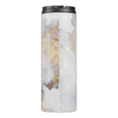 Marmor-Edelstein-Monogramm Thermosbecher (Rückseite)