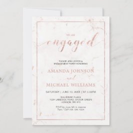 Marmor | Einfache Partei für modernes Typografie Einladung