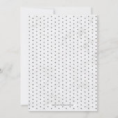 Marmor | Einfaches Brautparty für moderne Typograf Einladung (Rückseite)