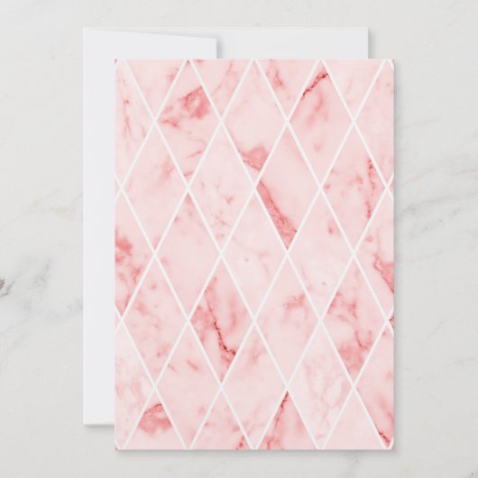 Marmor Einladung (Vorderseite)