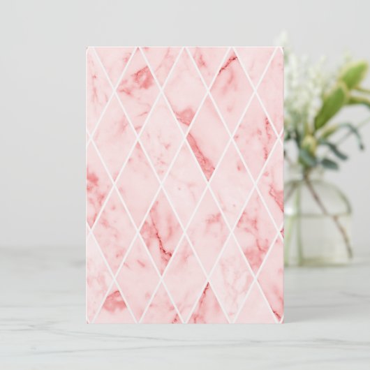 Marmor Einladung (Stehend Vorderseite)