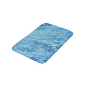 Marmor Elegance: Natürliche Texturfläche. Badematte (Schrägansicht)