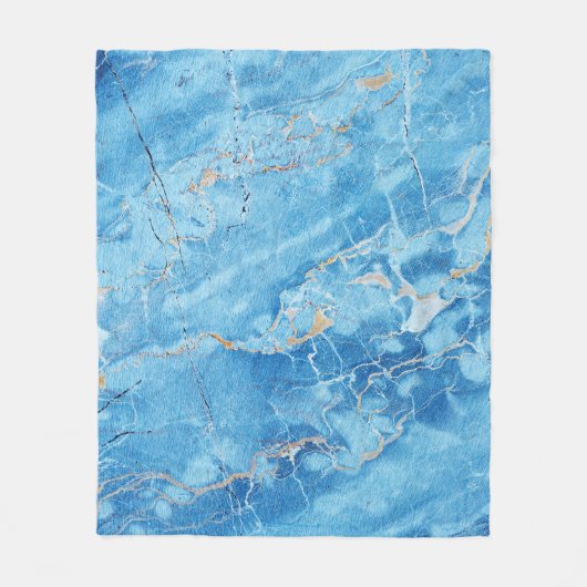 Marmor Elegance: Natürliche Texturfläche. Fleecedecke (Vorderseite)