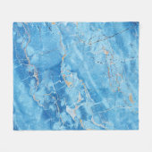 Marmor Elegance: Natürliche Texturfläche. Fleecedecke (Vorderseite (Horizontal))