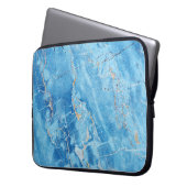 Marmor Elegance: Natürliche Texturfläche. Laptopschutzhülle (Vorderseite Links)