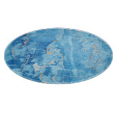 Marmor Elegance: Natürliche Texturfläche. Schneidebrett (Ecke)