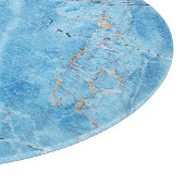 Marmor Elegance: Natürliche Texturfläche. Schneidebrett (Ecke)