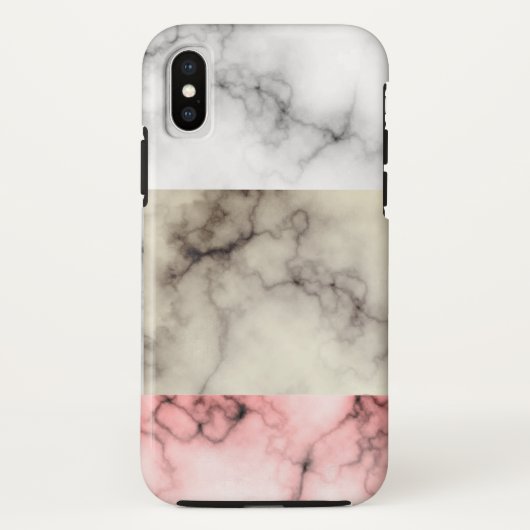 Marmor-Farbblöcke Case-Mate iPhone Hülle (Rückseite)