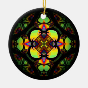 Marmor (farbiges Muster) Keramik Ornament