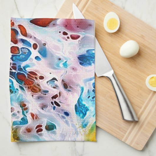 Marmor Geschirrtuch (Viertel Falte)