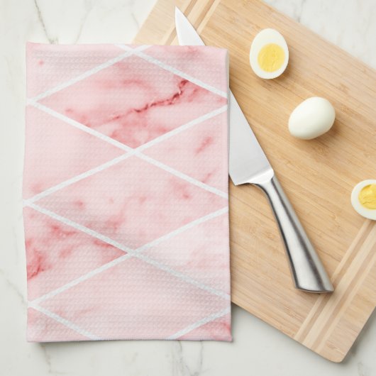 Marmor Geschirrtuch (Viertel Falte)