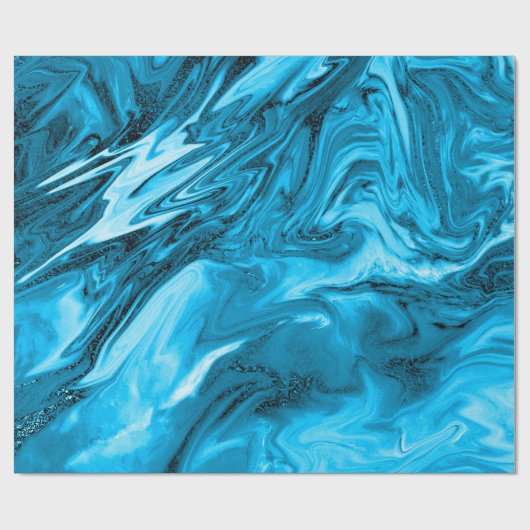 Marmor, geschmolzen, Pastel Glitzer E Geschenkpapier (Flach)