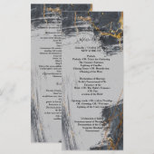 Marmor Glitter Geometrie Programm (Vorne/Hinten)