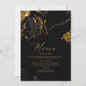 Marmor-Glitzer Wedding Black Gold ID644 (Vorderseite)