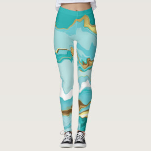 Marmor, Gold: abstrakter Vintage-Hintergrund. Leggings