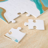 Marmor, Gold: abstrakter Vintager Hintergrund. Puzzle (Seite)