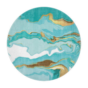 Marmor, Gold: abstrakter Vintager Hintergrund. Schneidebrett