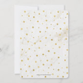 Marmor & Gold | Erwachsene 50. Überraschung Geburt Einladung (Rückseite)