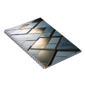 Marmor Gold Fliesen Luxus Geometrie Notizblock (Rechte Seite)