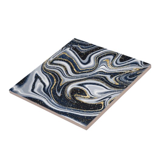 Marmor, Gold, grau, alt, weiß, blass, modern, Edel Fliese (Seite)