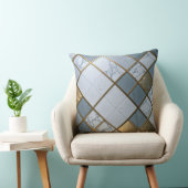 Marmor Gold Raster Luxus Geometrie Kissen (Stuhl )