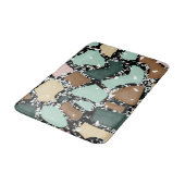 Marmor Granit Textur Badematte (Schrägansicht)