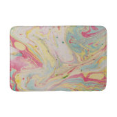 Marmor Granit Textur farbenfroh Badematte (Vorderseite)