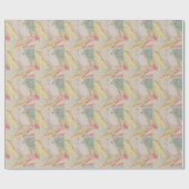 Marmor Granit Textur farbenfroh Geschenkpapier (Flach)