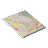 Marmor Granit Textur farbenfroh Notizblock (angewinkelt)
