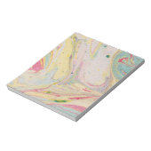 Marmor Granit Textur farbenfroh Notizblock (Rotiert)