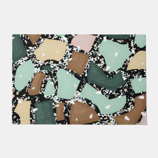 Marmor Granit Textur Fußmatte (Vorderseite)