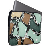 Marmor Granit Textur Laptopschutzhülle (Vorne Rechts)